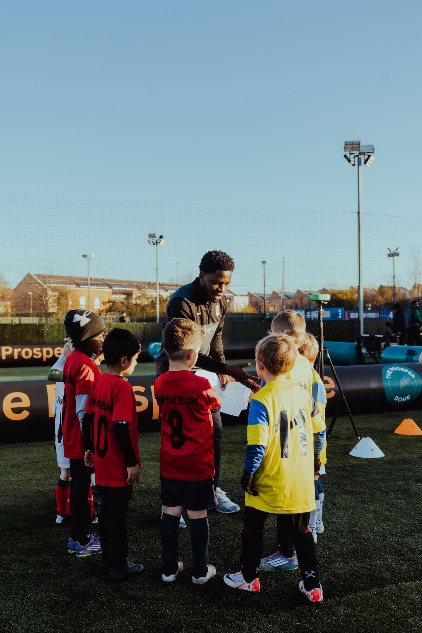 Prosper Play football session